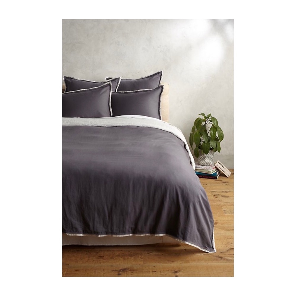 Anthropologie Linen Euro Pillows (covers only)